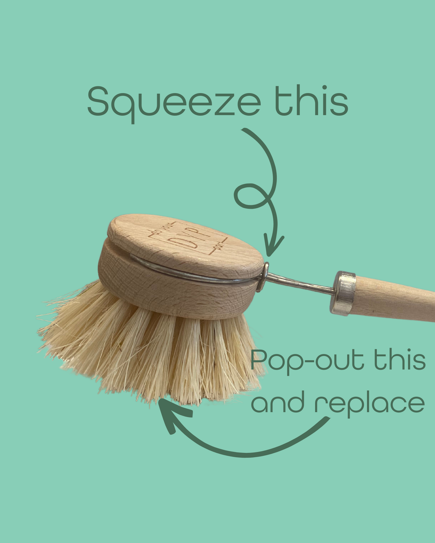 Kitchen Brush Replaceable Head